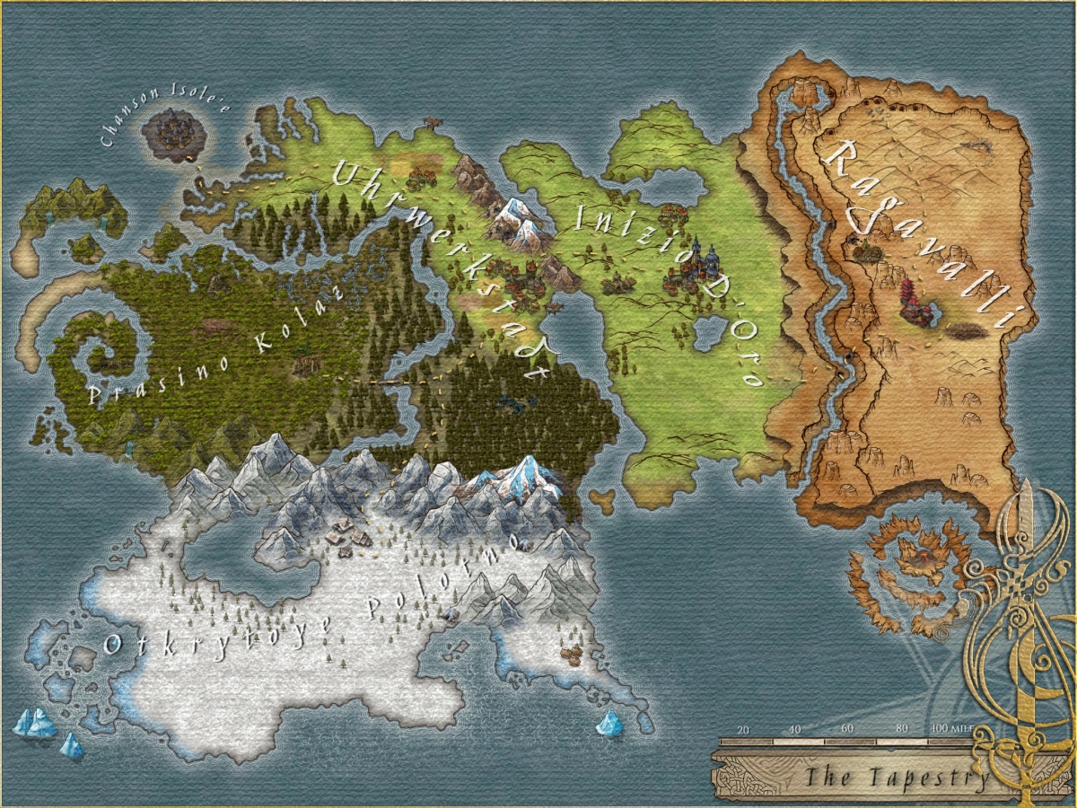Tapestry Regions - skaldsong companion